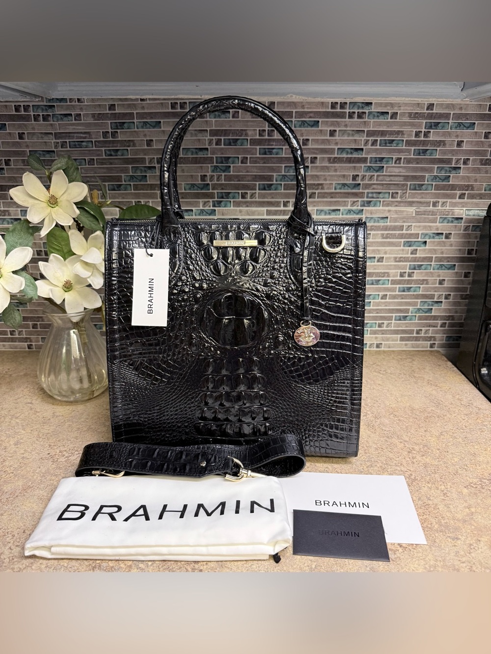 NWT Brahmin Caroline Classic Black purse